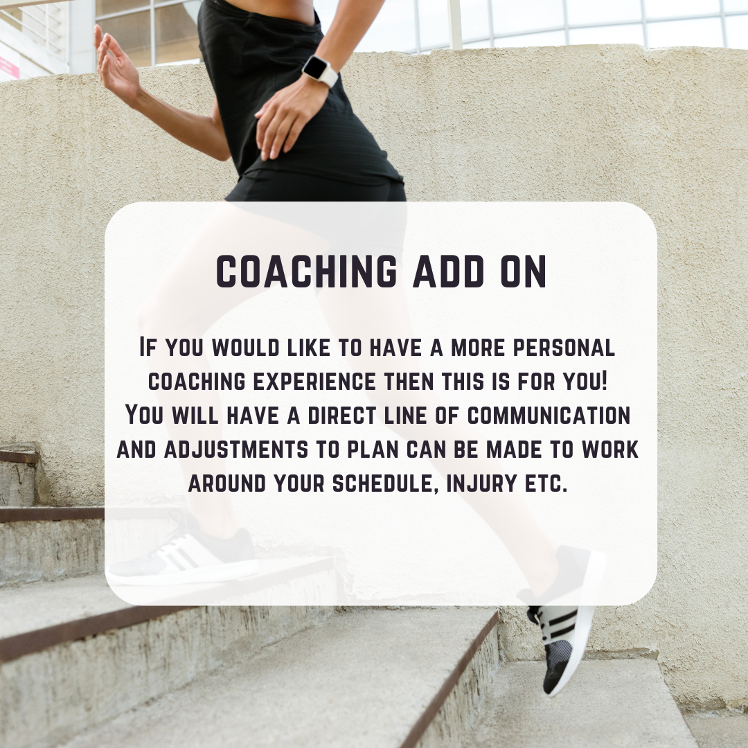 1 Month Coaching Add on